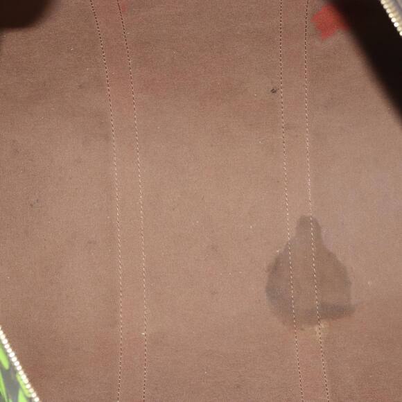 LOUIS VUITTON Monogram Graffiti Keepall 50 Boston Bag Vert M93700 - Picture 11 of 16